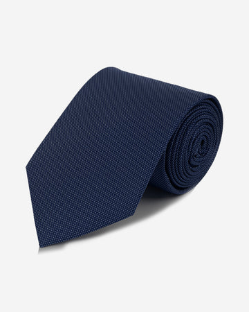 Corbata Color Azulino Labrado