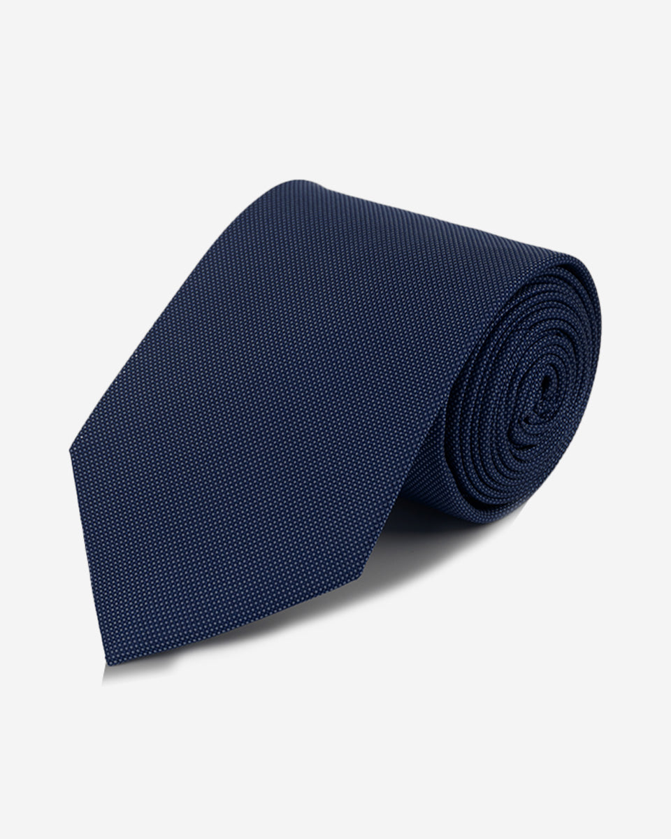 Corbata Color Azulino Labrado