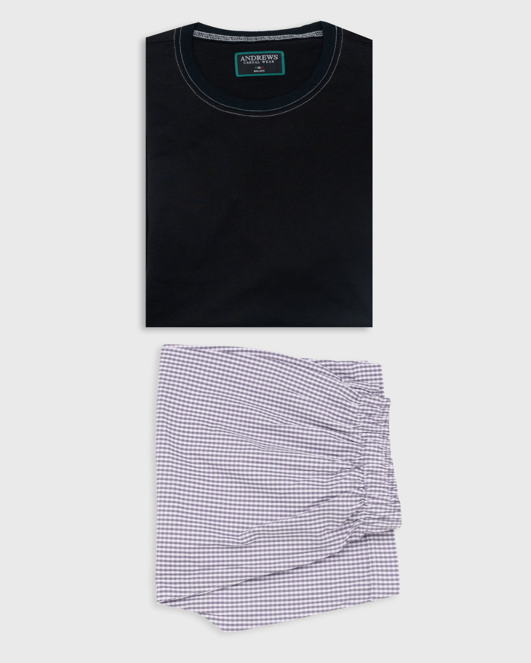 Men's Orange Pima Cotton Pajamas