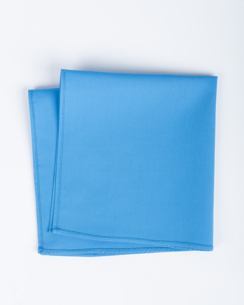 Pañuelo de Algodón -Color Azul Italiano