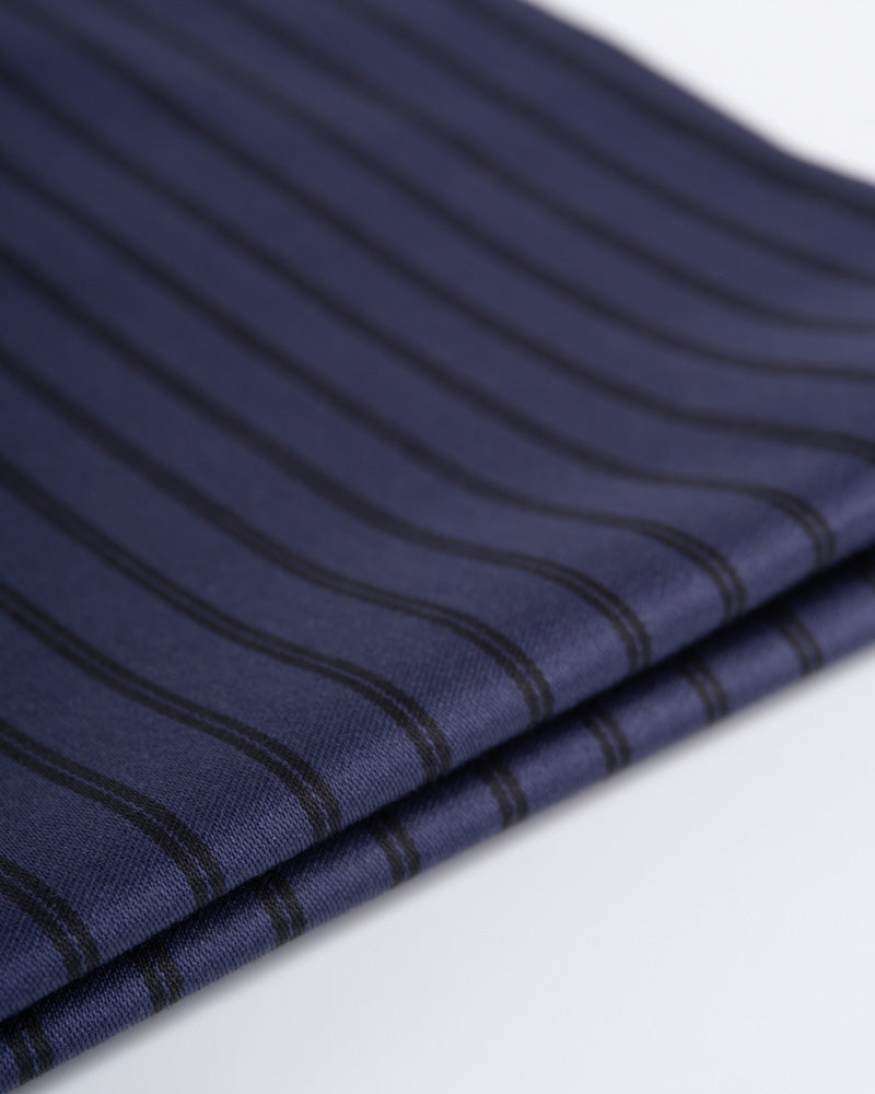 Pañuelo de Algodón - Color Morado con Rayas