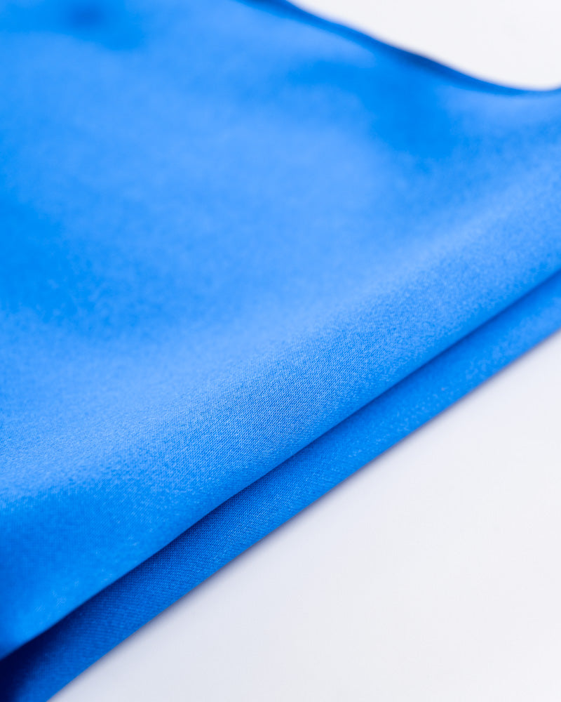 Pañuelo de Seda - Azul Eléctrico