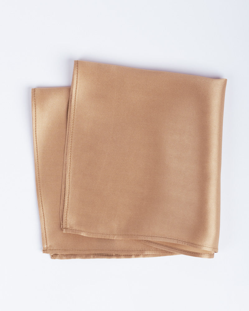 Silk Scarf - Light Camel