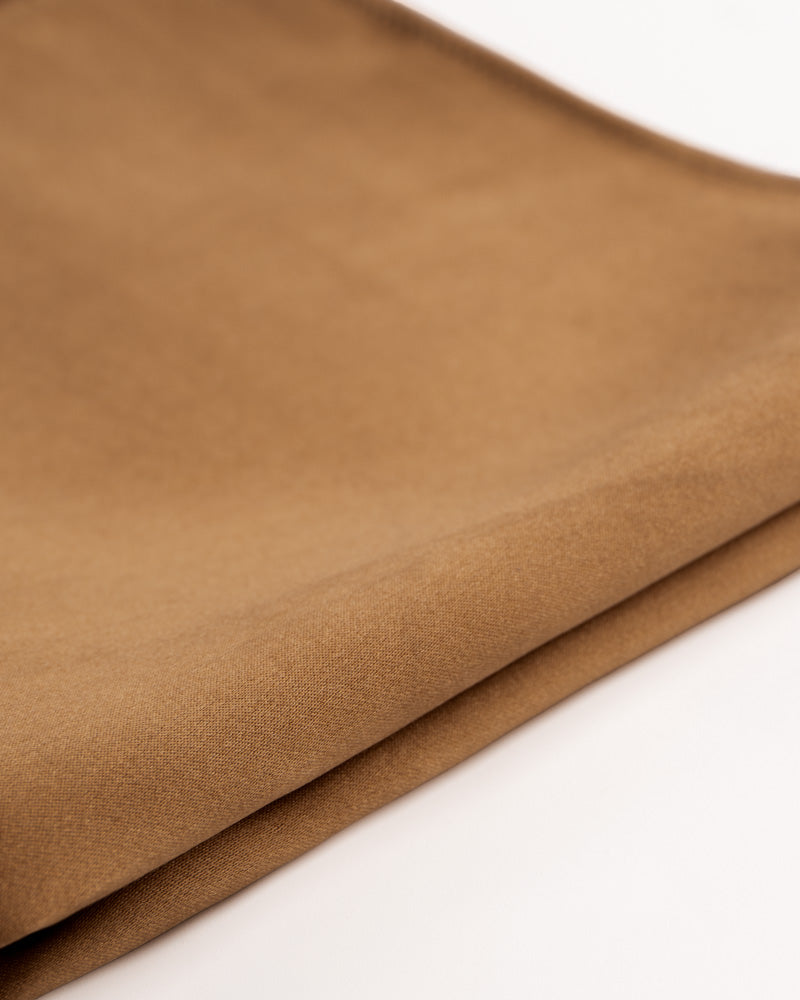 Pañuelo de Seda - Camel Oscuro