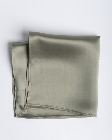 Pañuelo de Seda - Verde Olivo