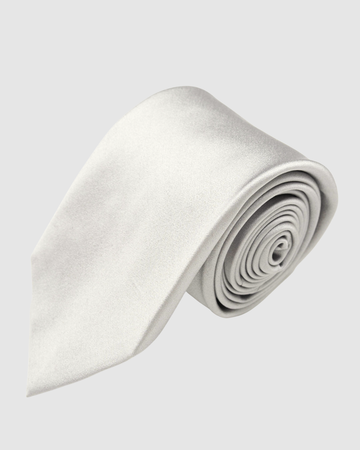 CORBATA COLOR PLATEADO CLARO