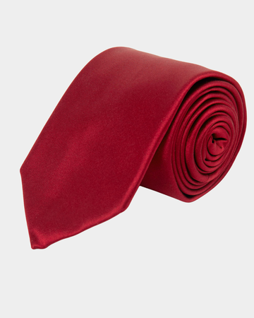 CORBATA COLOR ROJO CARMESÍ