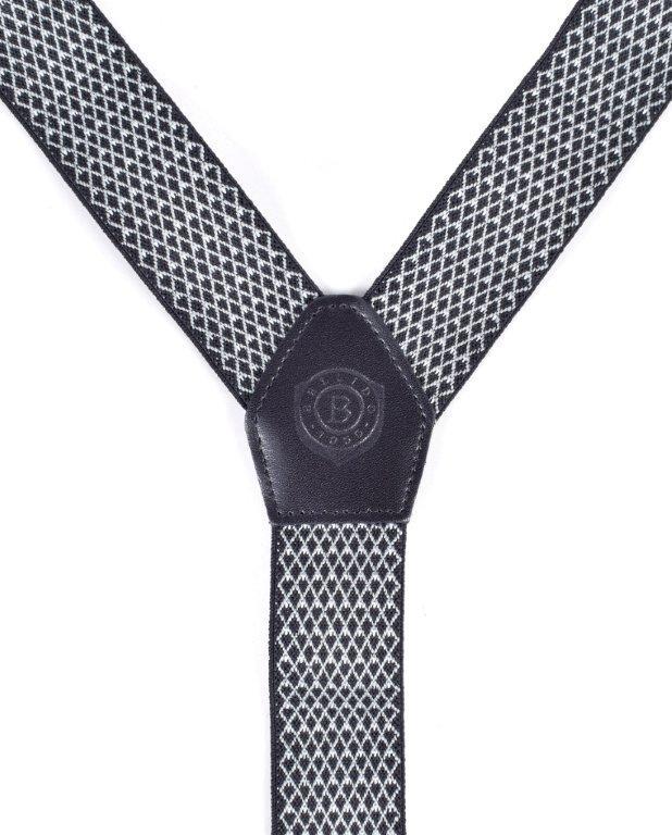 Tirantes de Color Negro don Diseño Micro-Diamante
