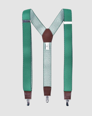Tirantes Con Micromotivos En Color Verde