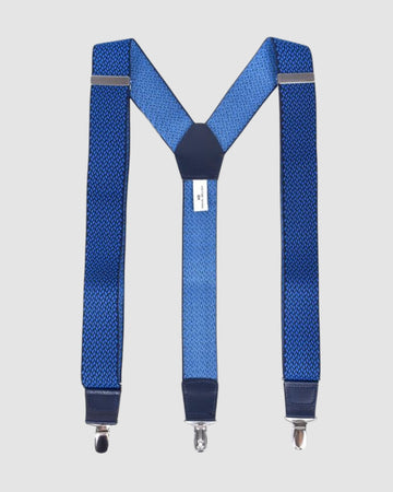 Tirantes Con Micromotivos En Color Azul