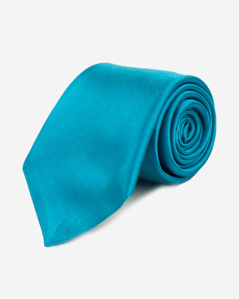 Corbata Color Turquesa