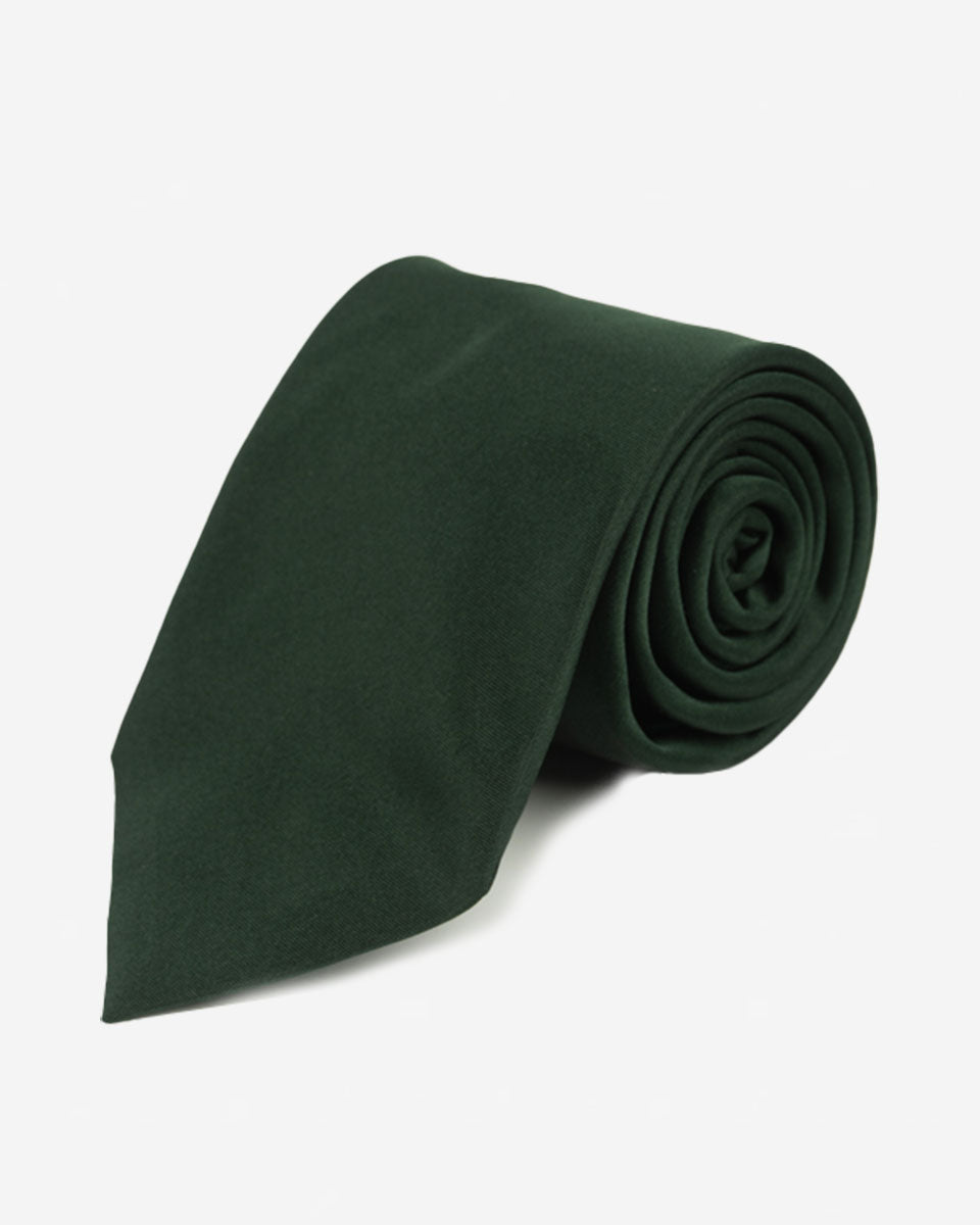 Corbata Color Verde Petróleo