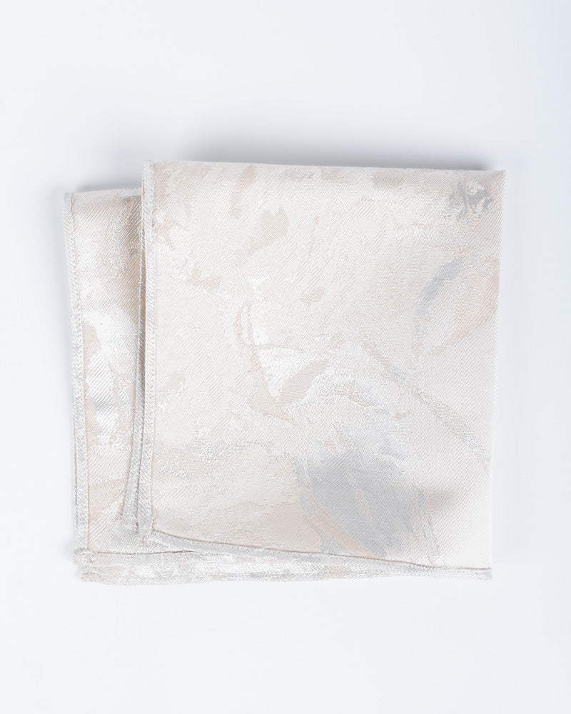 Pañuelo de Algodón - Beige con diseño