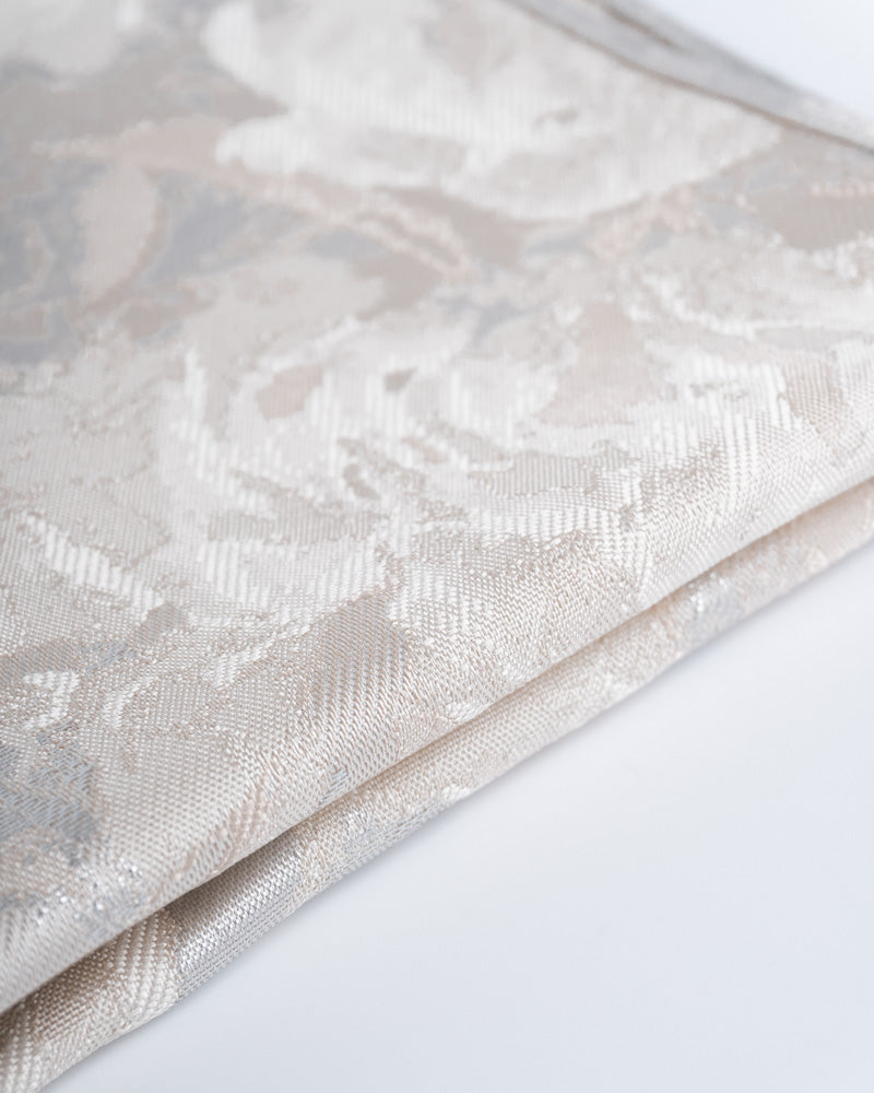 Pañuelo de Algodón - Beige con diseño