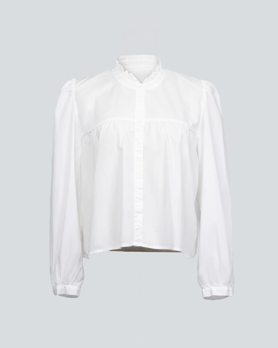 Dobby Dress Shirt - Italian Collar, Double Cuff, Regular Use, Blue