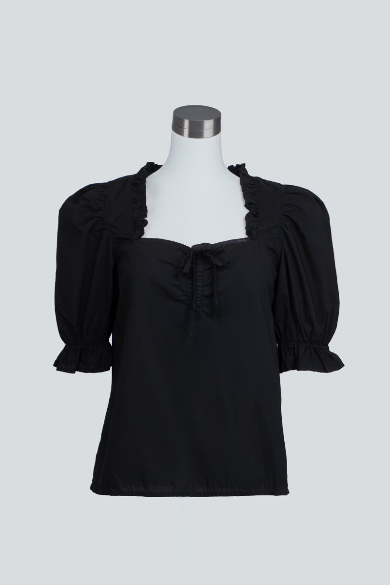 blusas mujer Tania con cuello cuadrado