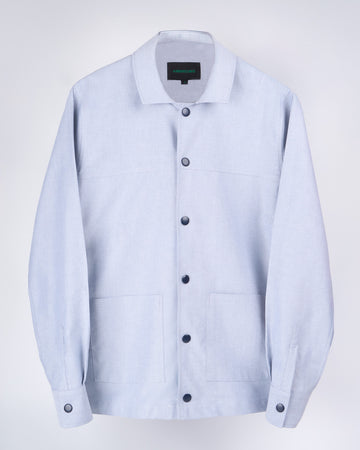Sobrecamisa para hombre color Gris con Broche