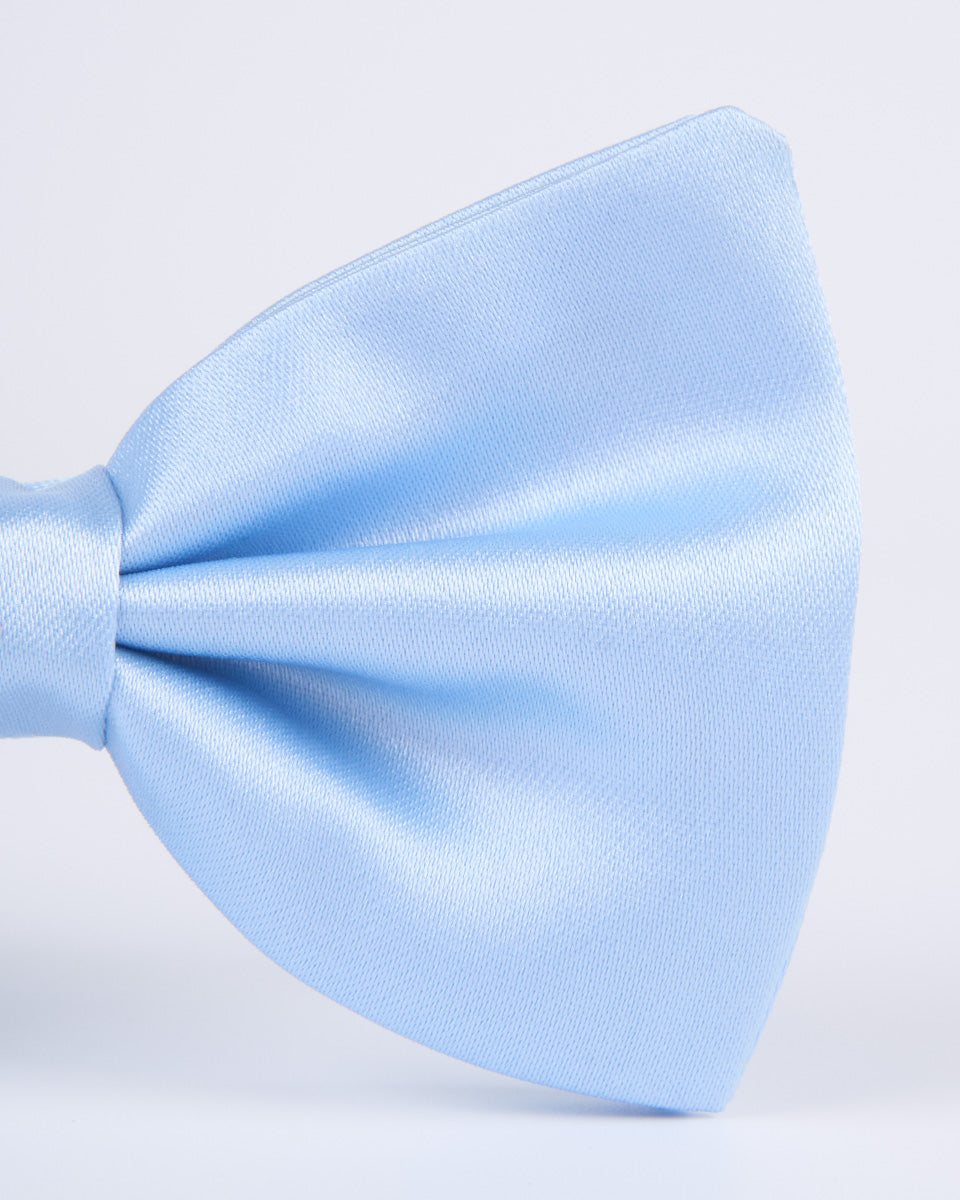 Pajarita Satinada-Celeste