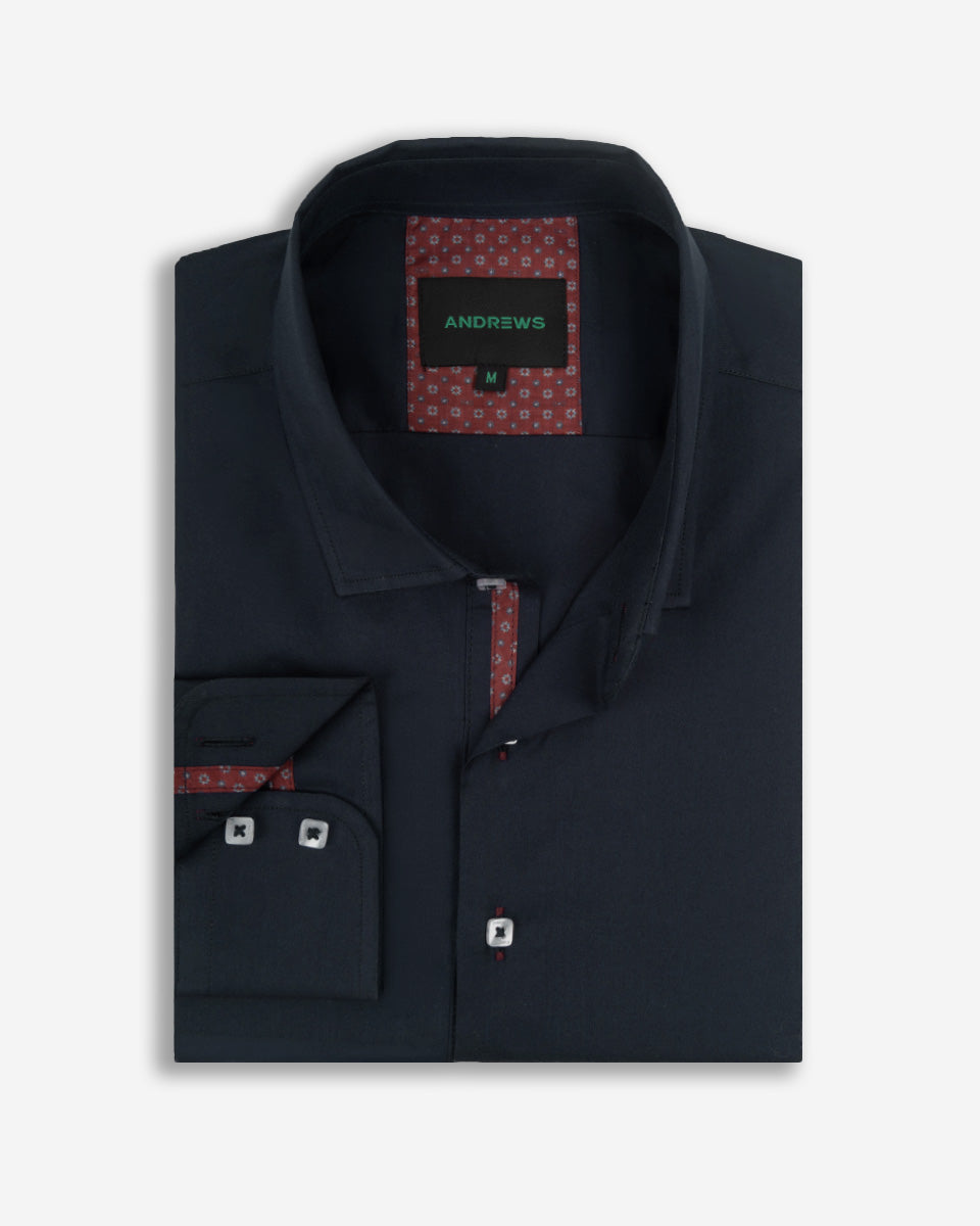 Camisa Casual para Hombre Azul - Colección Firenze
