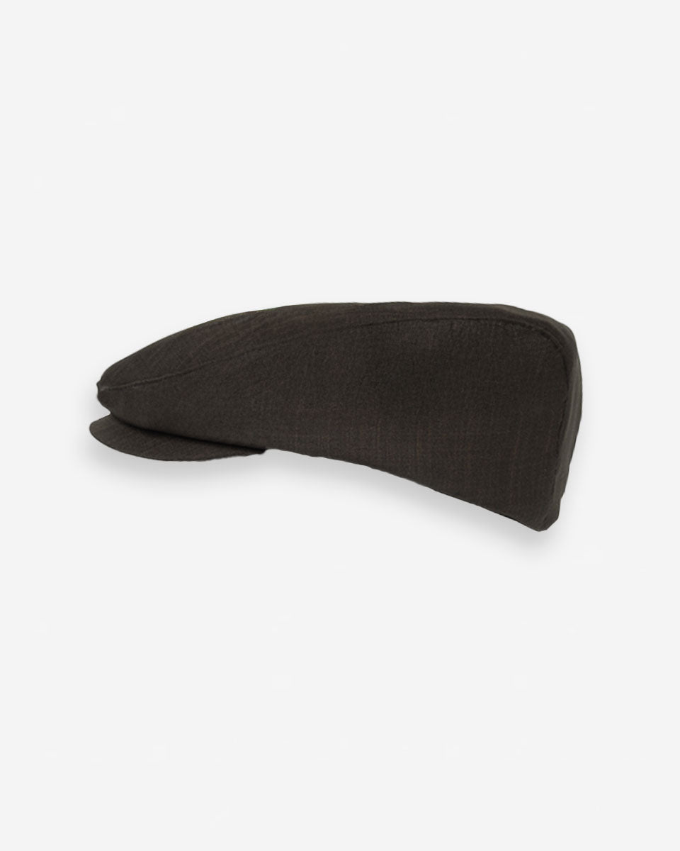 Boina de Algodón - Marrón con diseño