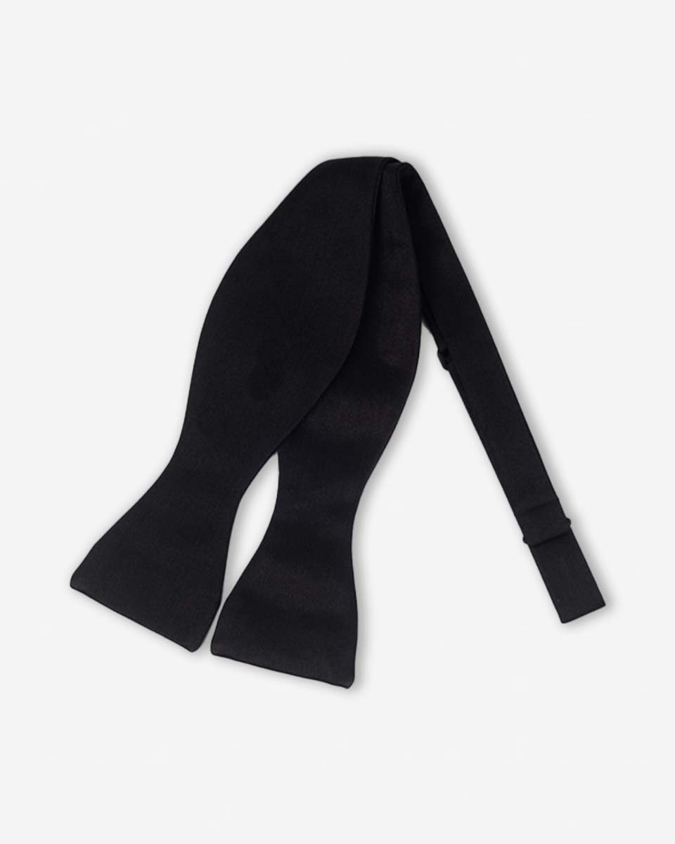 Pajarita Para Armar Satinada -Negro