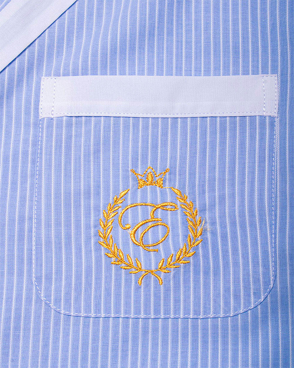 pijamas para mujer azul rayas