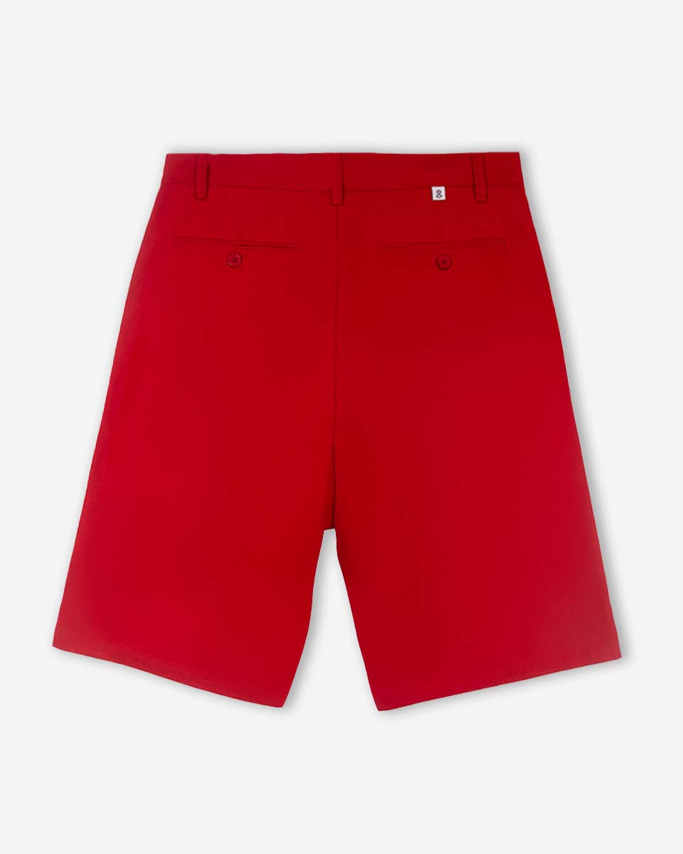 Bermuda Casual Rojo