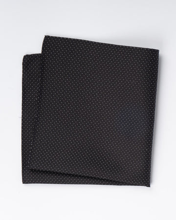 Pañuelo de Seda - Negro con Puntos Blancos