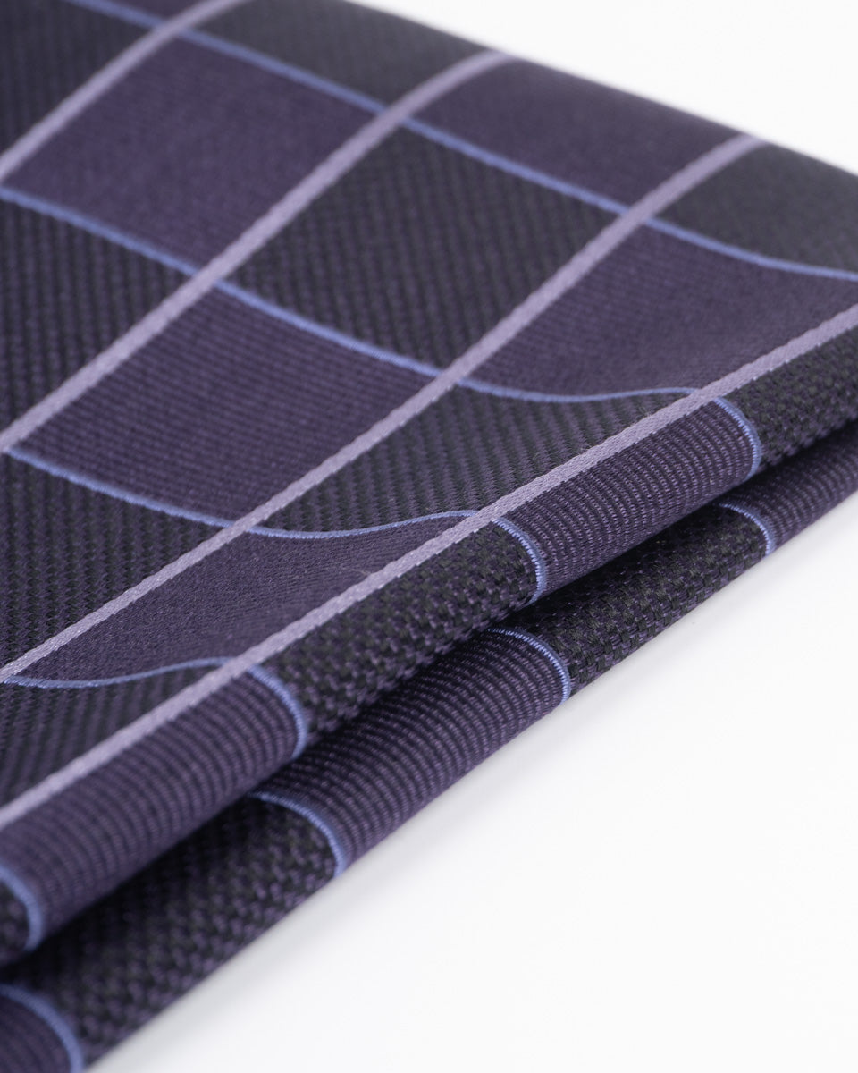 Pañuelo de Seda - Morado a Cuadros